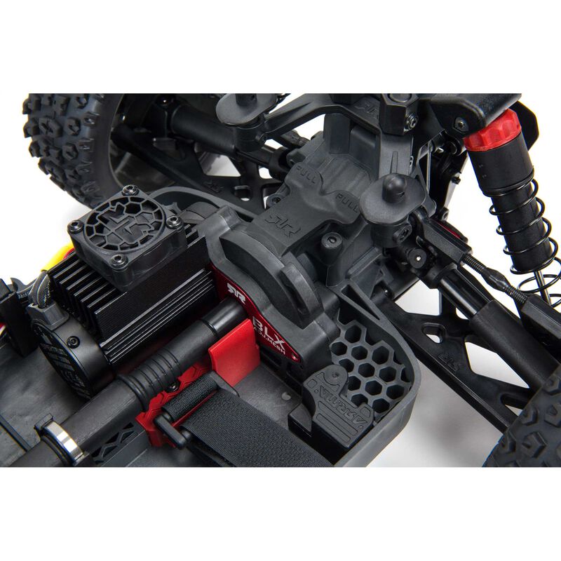 ARRMA 1/8 TYPHON 4X4 V3 3S BLX Brushless Buggy RTR, Red